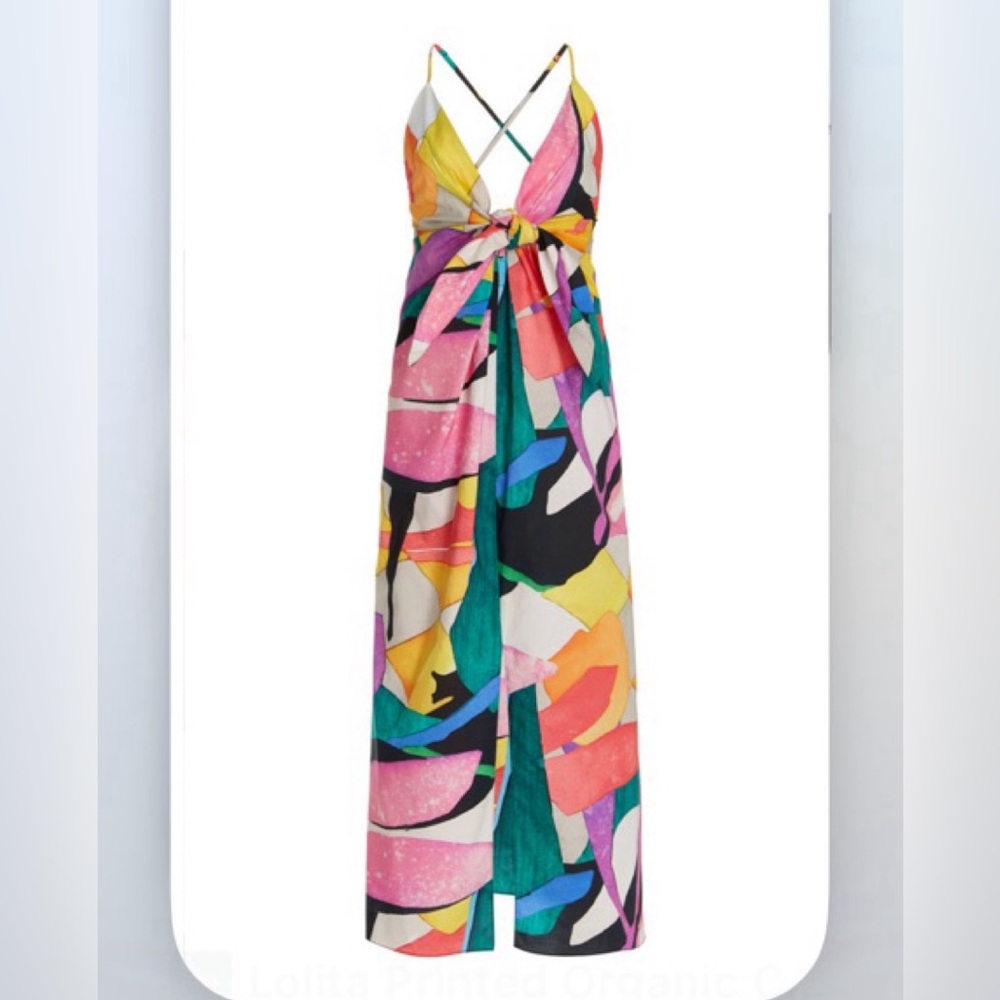 Mara Hoffman Lolita tie-front dress, size S